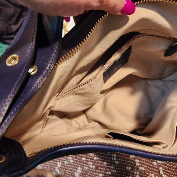 Coach Legacy Leather Large Duffle Horsebit Closure - PURPLE - EUC - Picture 11 of 12